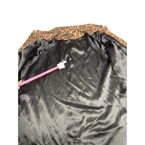 "LOUBEN" Women's Wool & Cashmere Blend Cheetah Print  Coat SZ 12 Mob Wife READ!! - Picture 10 of 15